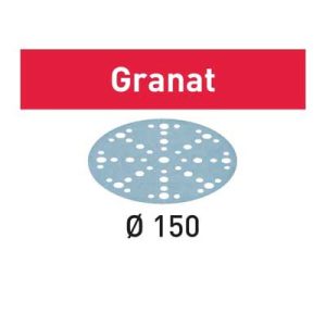 Festool schuurpapier Granat STF D150_48 schuurschijf diameter 150 mm Korrel 60