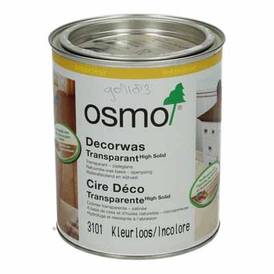 Osmo Decorwas Transparant 3101 kleurloos 0,75 liter