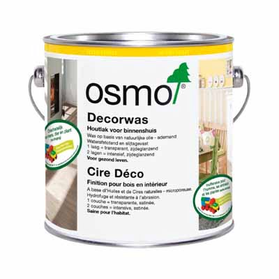 Osmo Decorwas Creativ 3186 Wit mat 0,75 liter